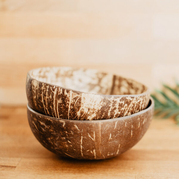 Taça de casca de coco natural - Bambaw