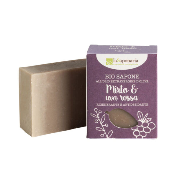 Sabonete Biológico Murta e Uva Vermelha