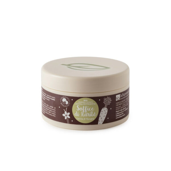 Creme corporal nutritivo de Karitè - Cenoura & baunilha