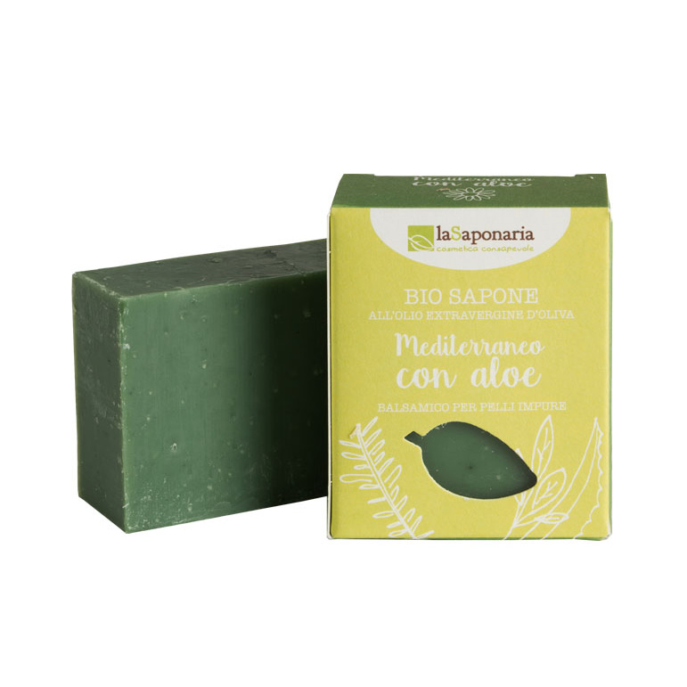 Sabonete Biológico Mediterrâneo com Aloe