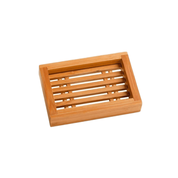 Saboneteira rectangular bambu
