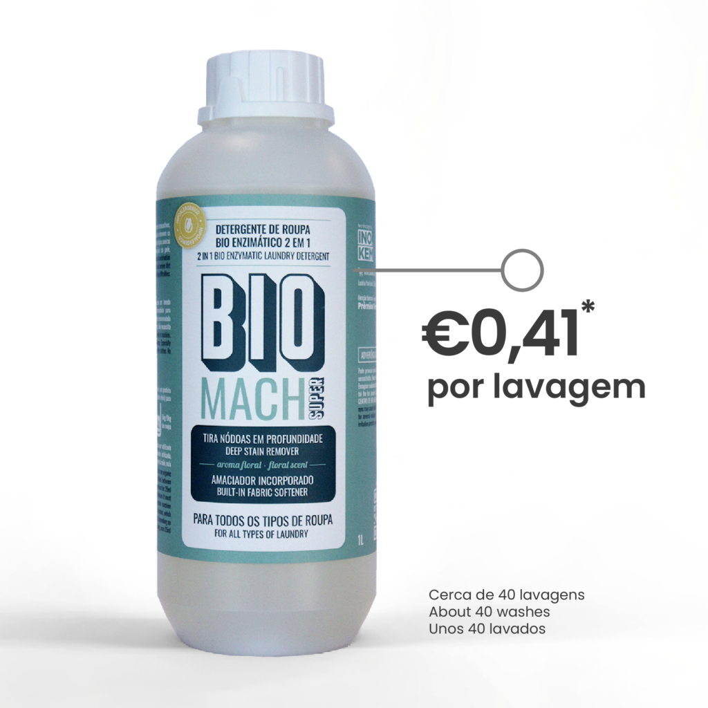 Detergente de Roupa Bio Enzimático 2 em 1 - BIOMACH SUPER