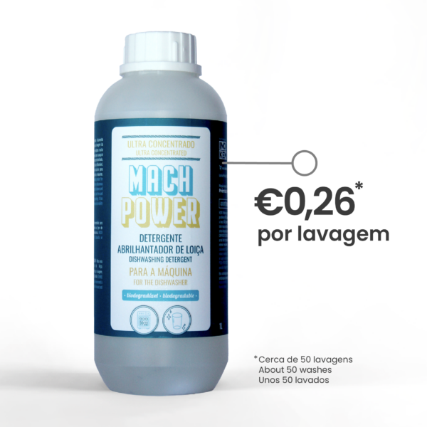 Detergente Máquina da Loiça com Anti-calcário - MACH POWER