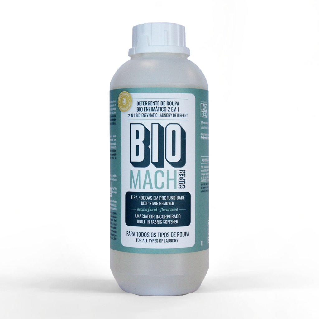 Detergente de Roupa Bio Enzimático 2 em 1 - BIOMACH SUPER