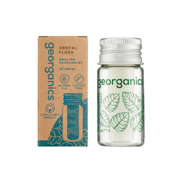Fio Dentário Sem Plástico Georganics – Hortelã-Pimenta